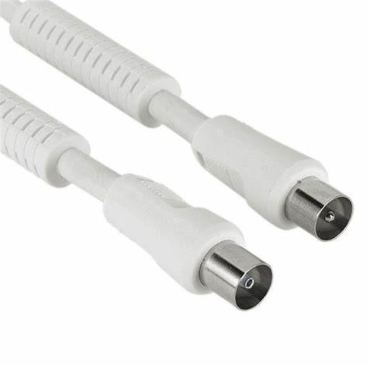 SAT TV und Radio Antennenkabel, kompatibel mit Koaxial Stecker und Buchse, 90dB, 5m