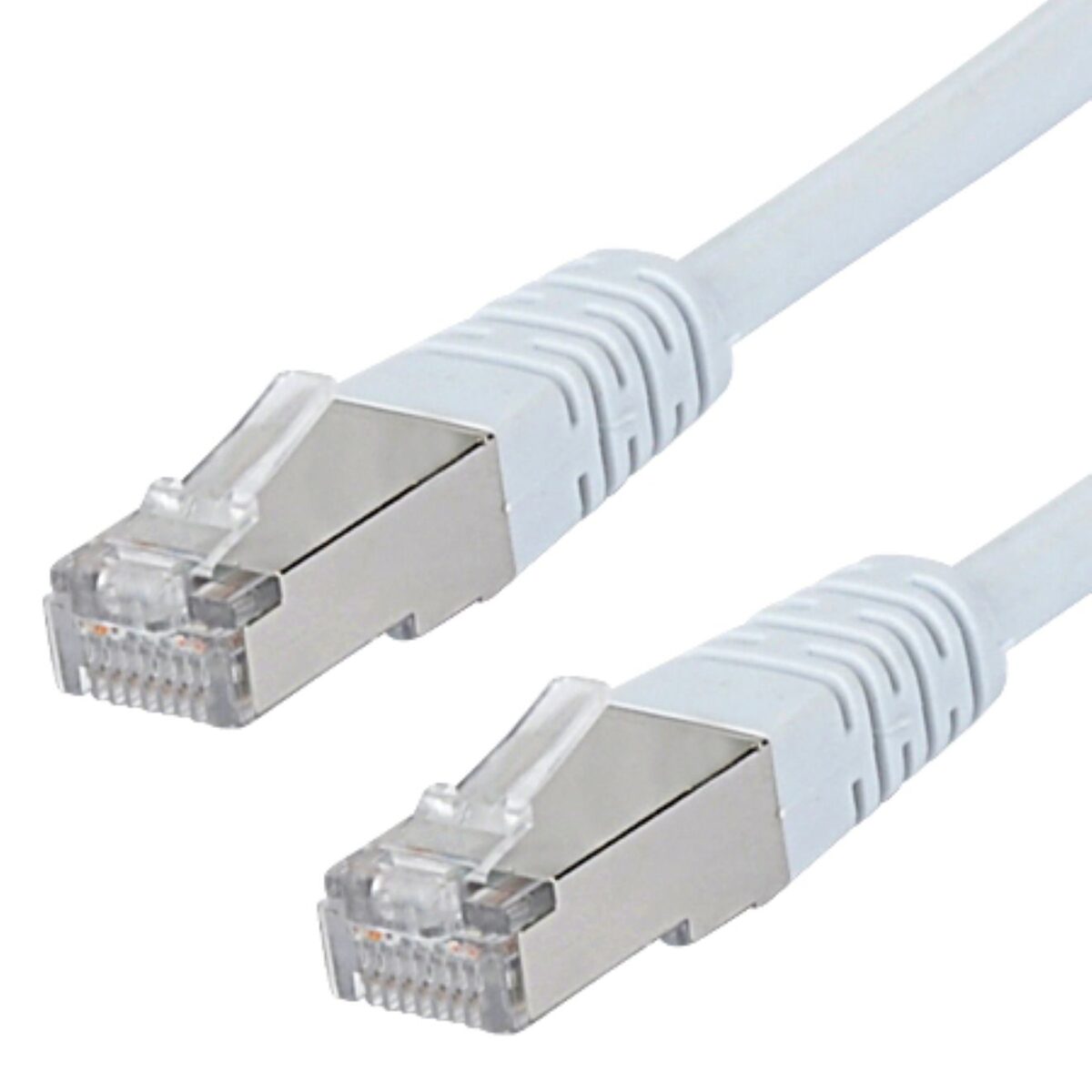 CAT6 Netzwerkkabel, kompatibel mit PC und Router, RJ45 Stecker, geschirmt, Twisted Pair, 1m