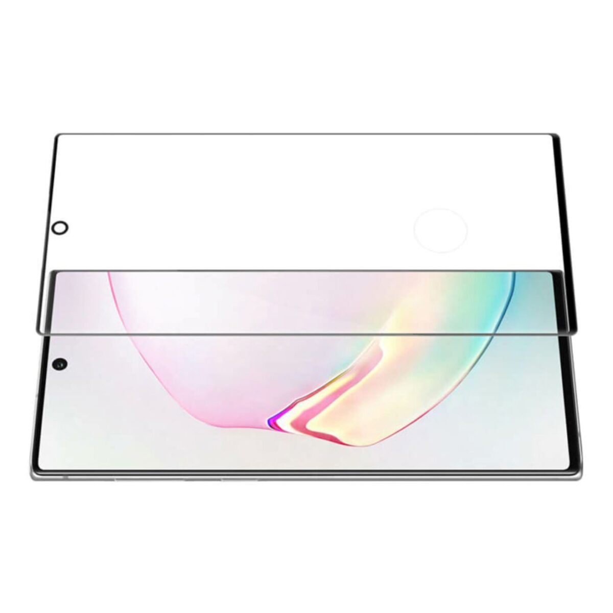 Curved Smartphone Displayschutzglas kompatibel mit Samsung Galaxy Note10 Plus