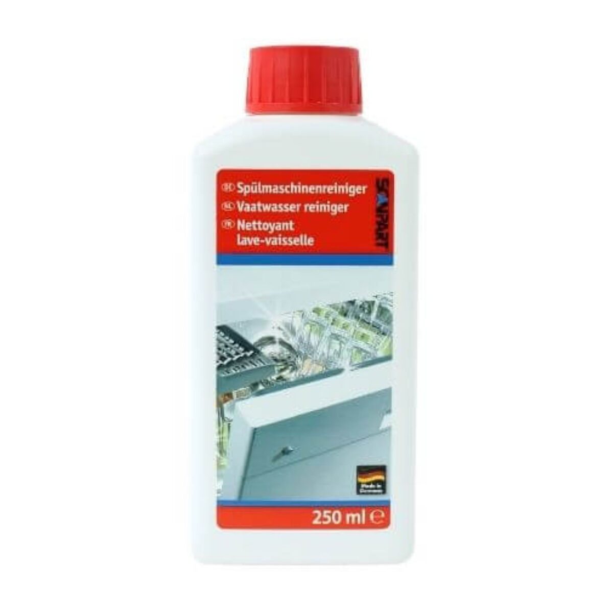Geschirrspülmaschinenpfleger Effektive Reinigung entfernt Kalk Fett und Beläge 250ml